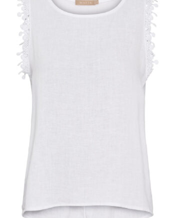 Marta Du Chateau Top Holly Optical White