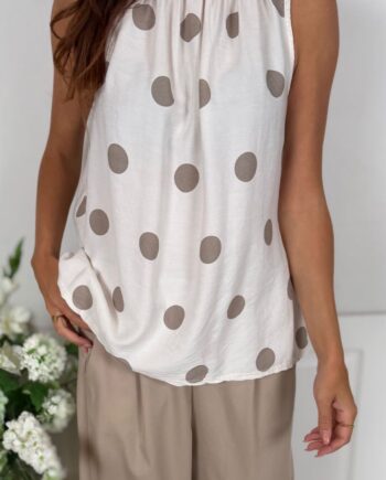 Marta Du Chateau Top Lucina Beige