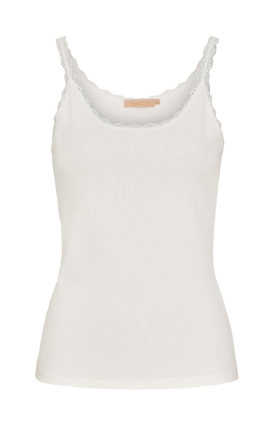 Marta Du Chateau Top Noelie White