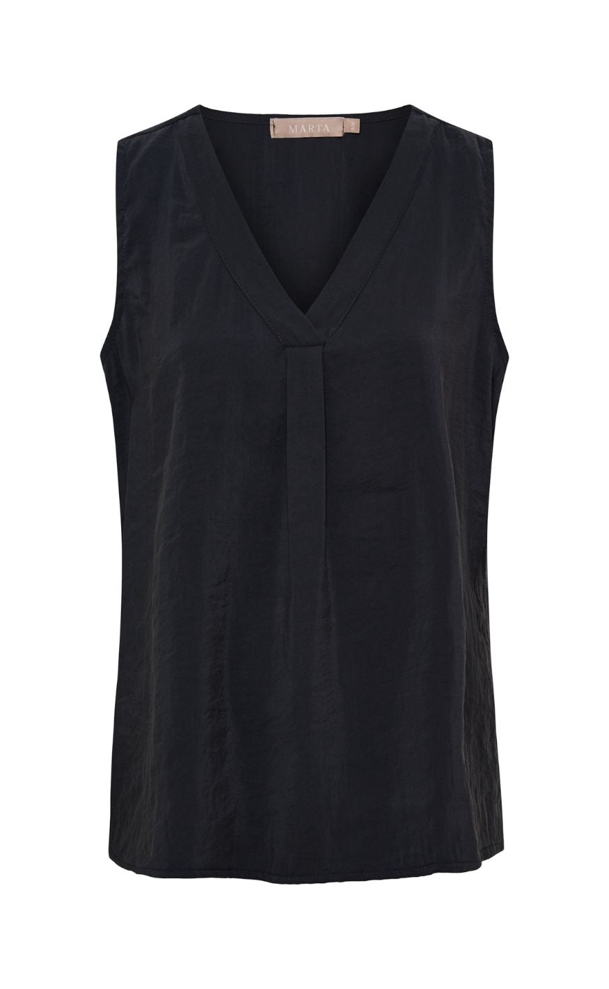 Marta Du Chateau Top Opaline Black