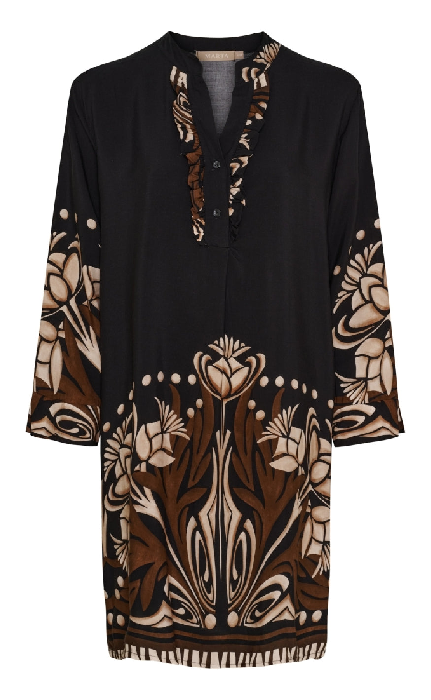 Marta Du Chateau Tunika Capri Black