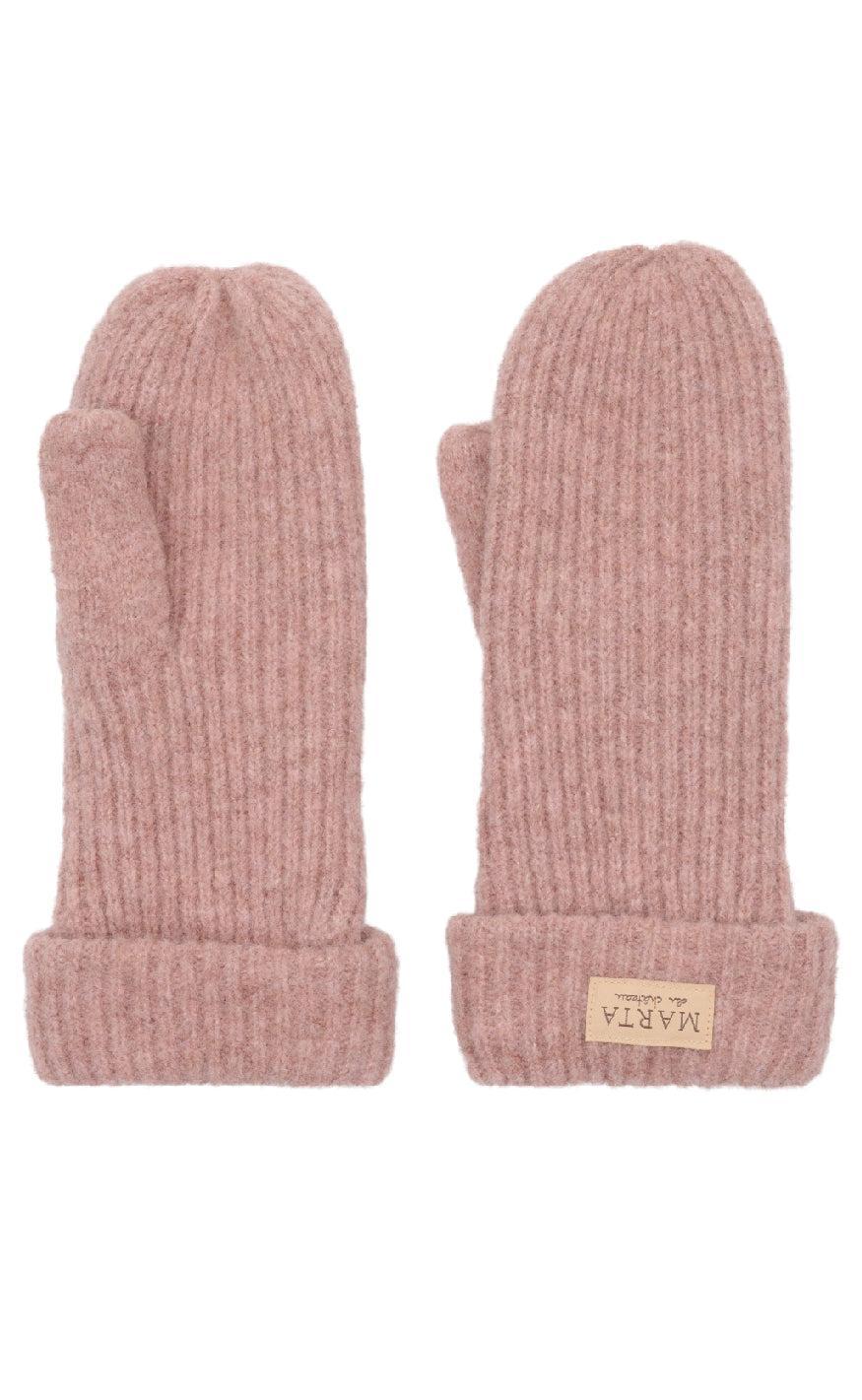 Marta Du Chateau Vanter Knit Mitten Rose