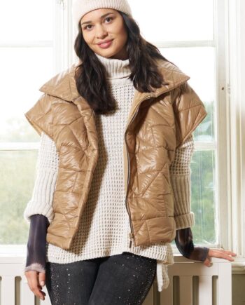Marta Du Chateau Vest 38111 Fanny Camel