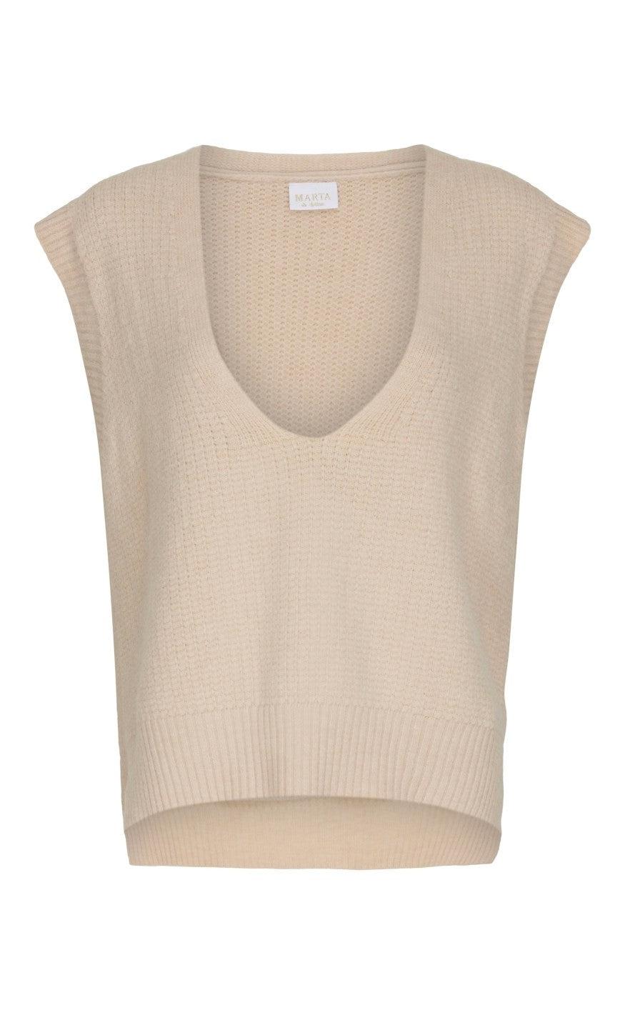 Marta Du Chateau Vest M983 Beige