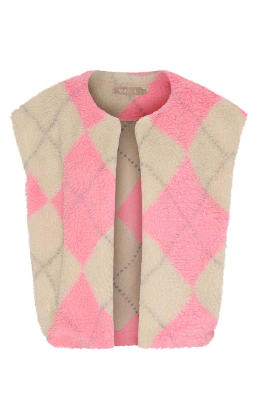 Marta Du Chateau Vest Pam Beige Rose