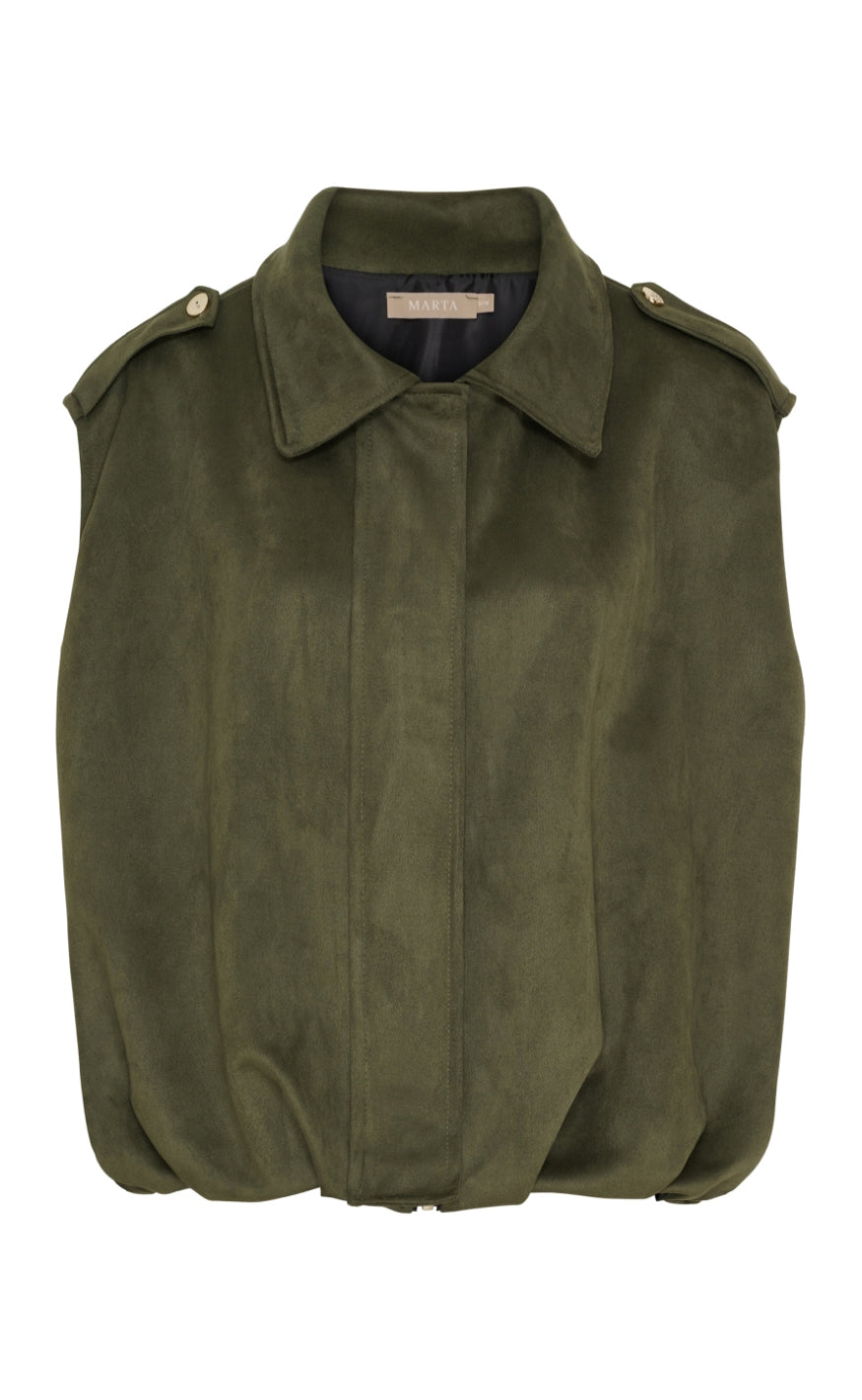Marta Du Chateau Vest Sasha Military