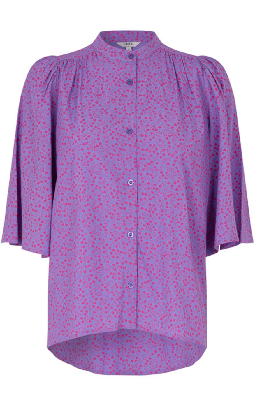 Mbym Bluse Jaewon-  Purple Print