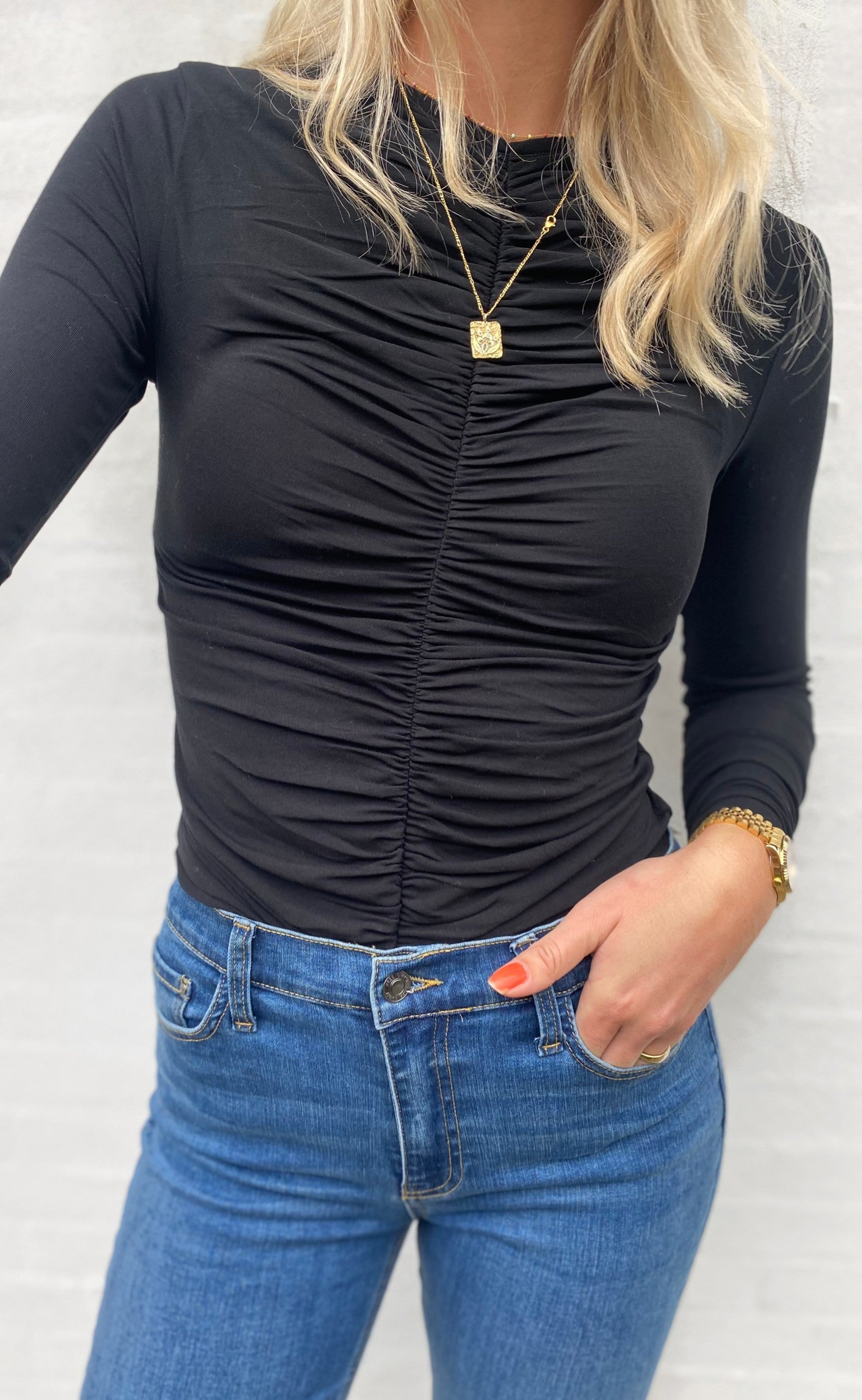 Mbym Bluse Jeevan-  Black