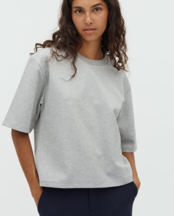 Mbym  -shirt Emrys-  Light Grey Melange