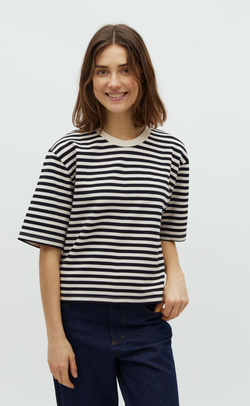 Mbym  -shirt Emrys-  Night Sky Sugar Stripe