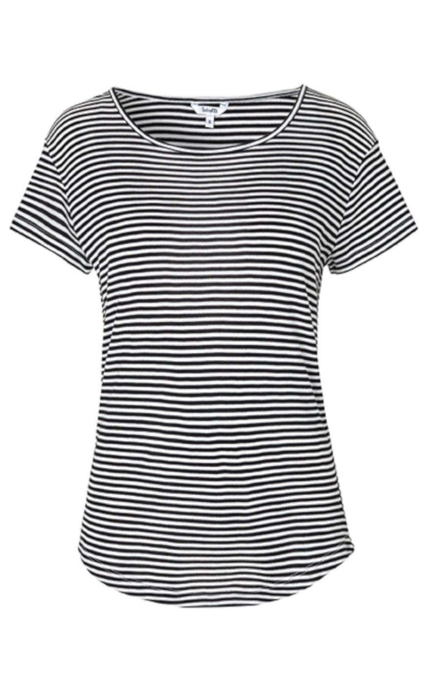 Mbym  -shirt Lucianna Black Sugar Stripe