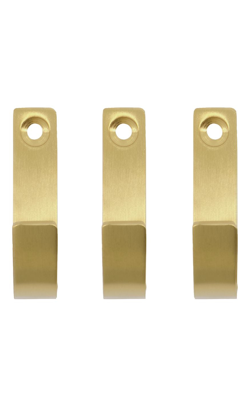 Meraki Knage Thapsus -pack Børstet Messing Finish