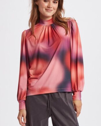 Nümph Bluse Blur Vibrant Orchid