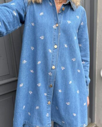 Nümph Kjole Biza Medium Blue Denim