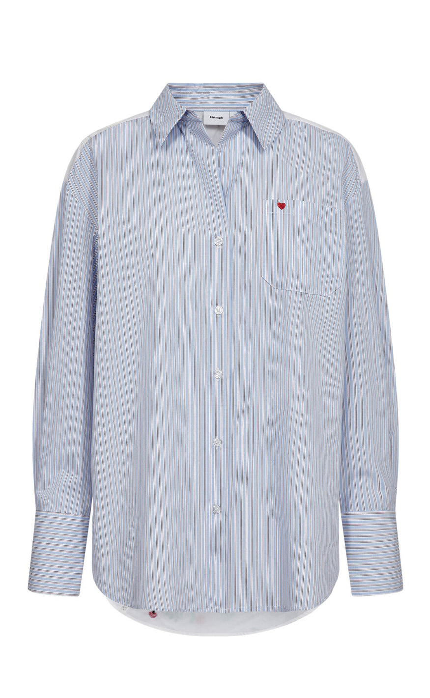 Nümph Skjorte Sammie Airy Blue