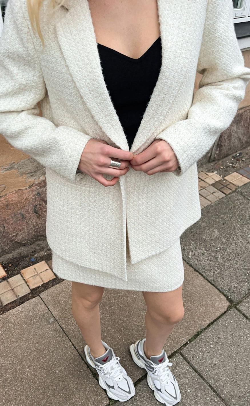 Neo Noir Blazer Avery Check Off White