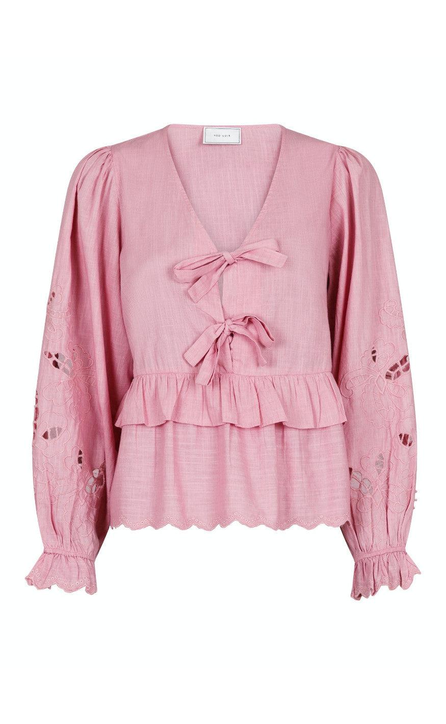 Neo Noir Bluse Eden Embroidery Powder