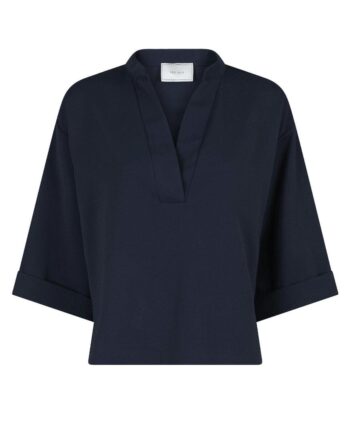 Neo Noir Bluse  Luma Navy