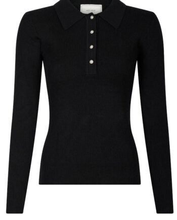 Neo Noir Bluse Panama Knit Black