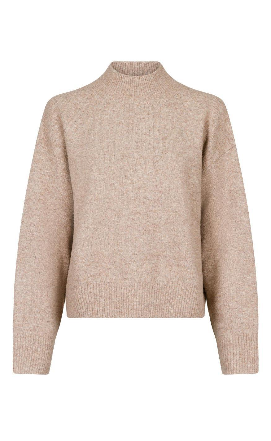 Neo Noir Bluse Paulina Sand Melange