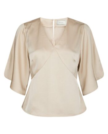 Neo Noir Bluse Remana Heavy Sateen Champagne
