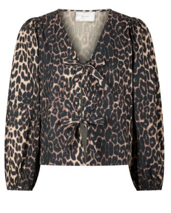 Neo Noir Bluse Tova Leopard