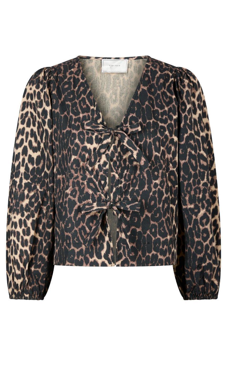 Neo Noir Bluse Tova Leopard