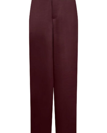 Neo Noir Bukser Emmet Heavy Sateen Burgundy