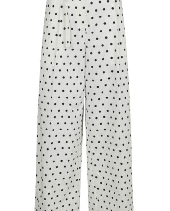 Neo Noir Bukser Malba Dot White