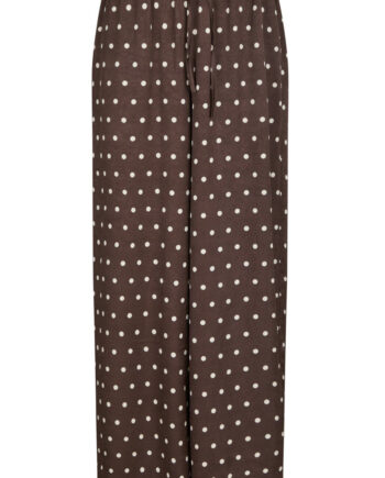 Neo Noir Bukser Sebba Big Dot Dark Brown
