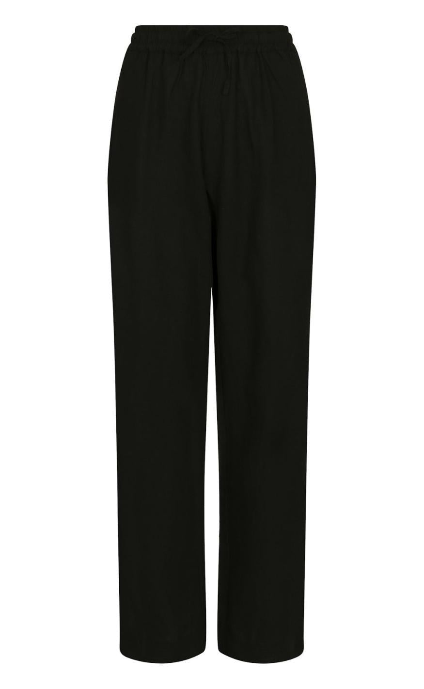 Neo Noir Bukser Sonar Linen Black