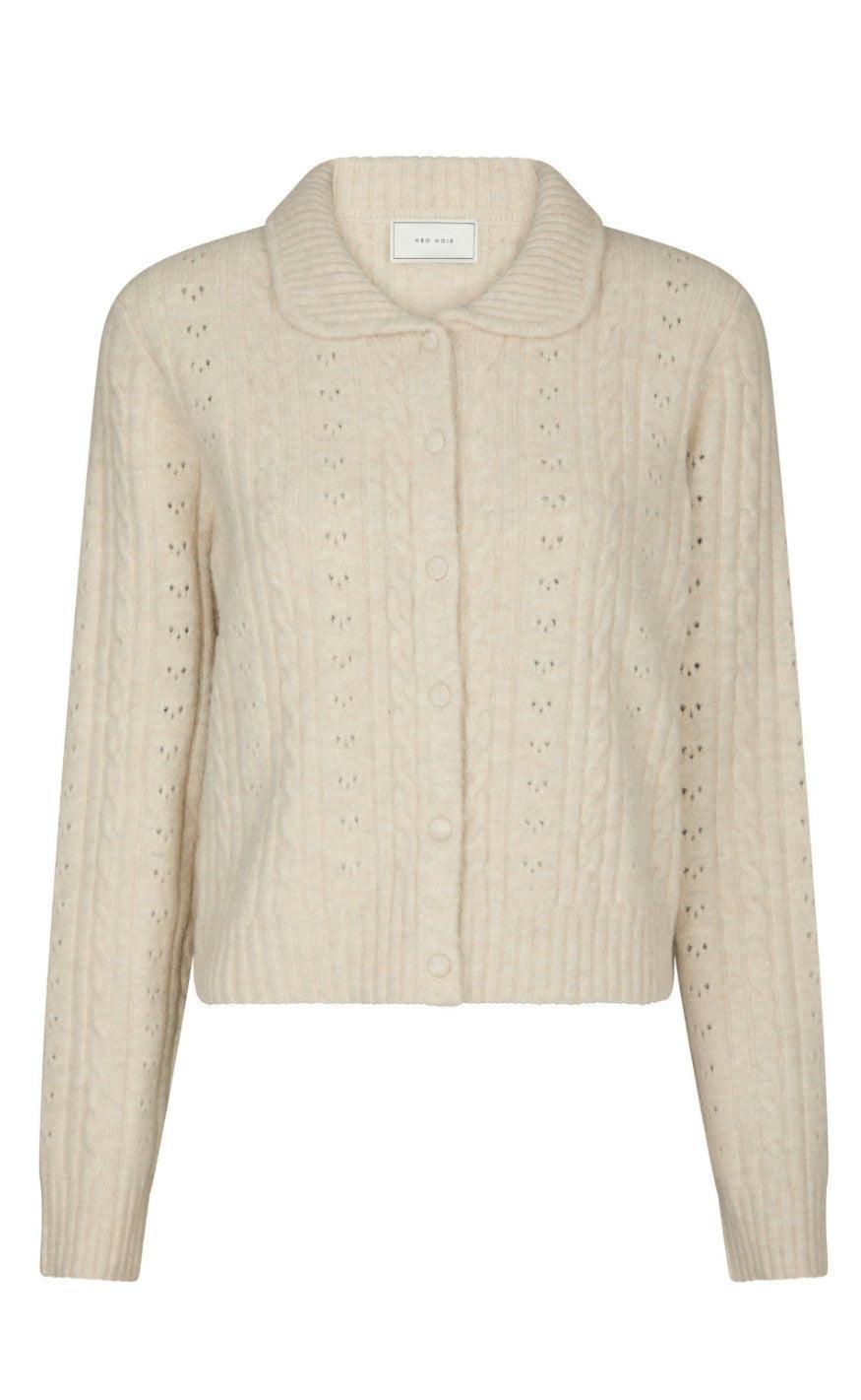 Neo Noir Cardigan Emelie Ivory