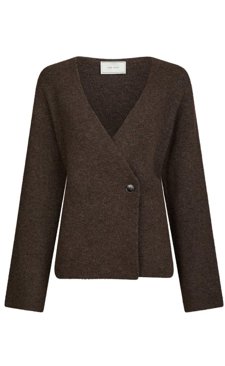 Neo Noir Cardigan Marie Louise Brown Melange