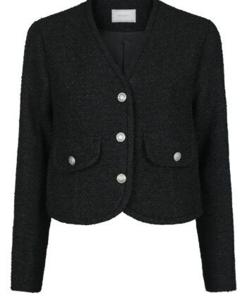 Neo Noir Jakke Manua Boucle Black