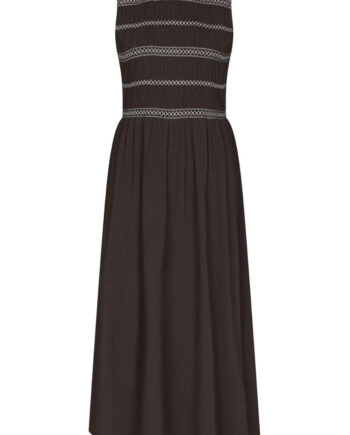 Neo Noir Kjole Atika Deco Dark Brown