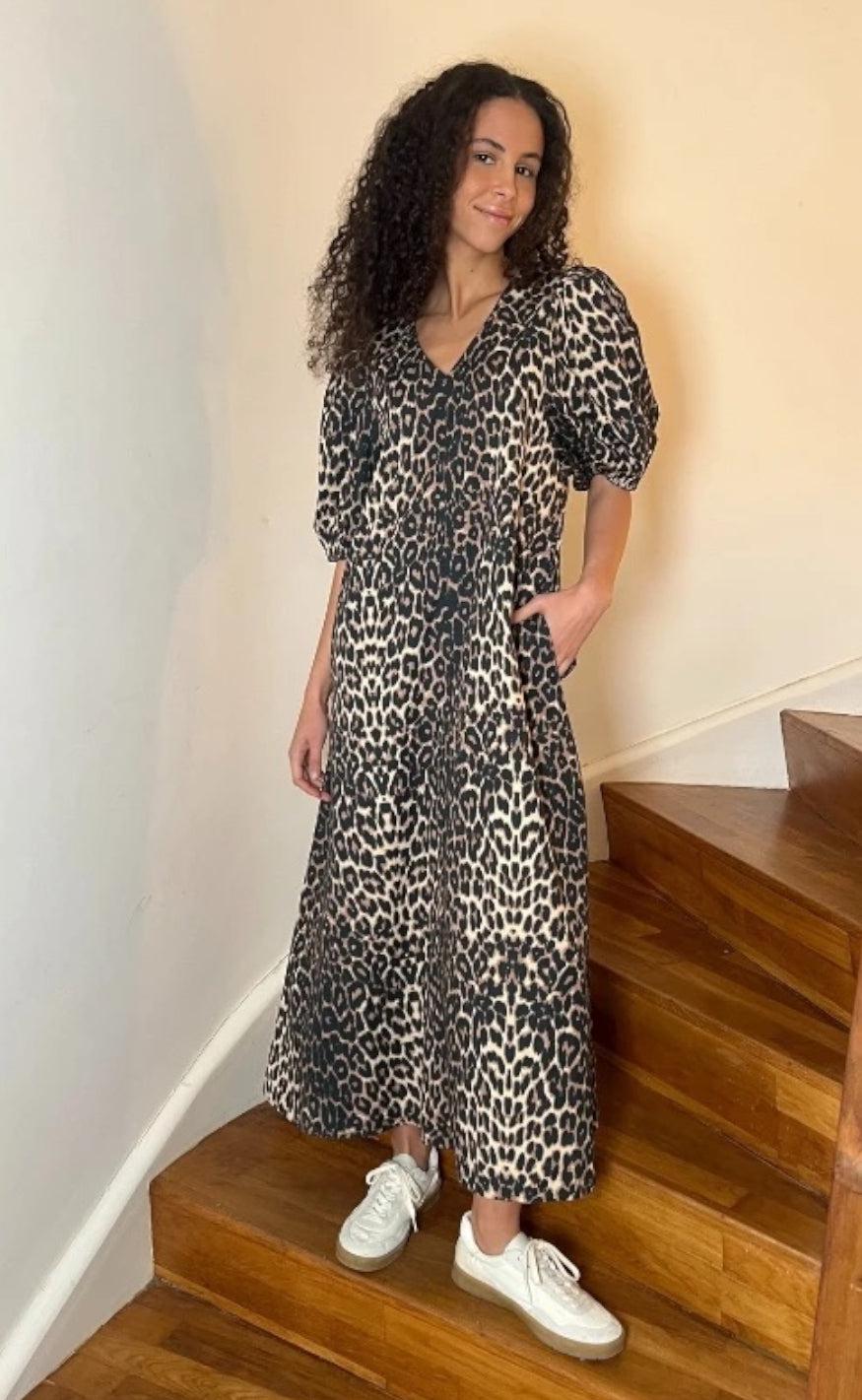 Neo Noir Kjole Bobbie Leopard