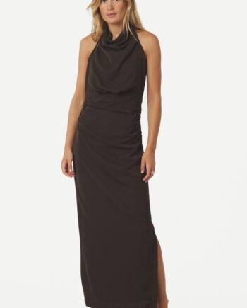 Neo Noir Kjole Dunie Dark Brown