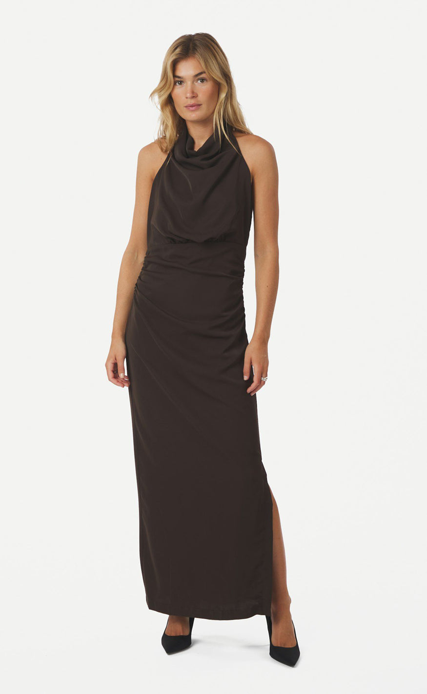 Neo Noir Kjole Dunie Dark Brown