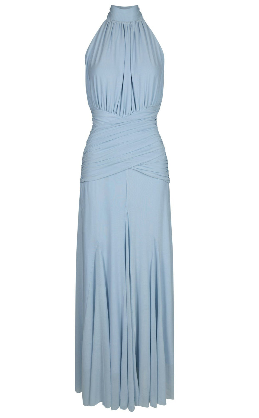 Neo Noir Kjole Lisseth Mesh Light Blue