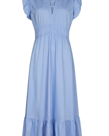 Neo Noir Kjole Pollana Poplin Sky Blue