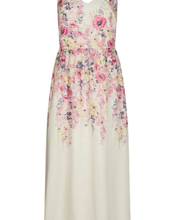 Neo Noir Kjole Sanni Flower Ivory