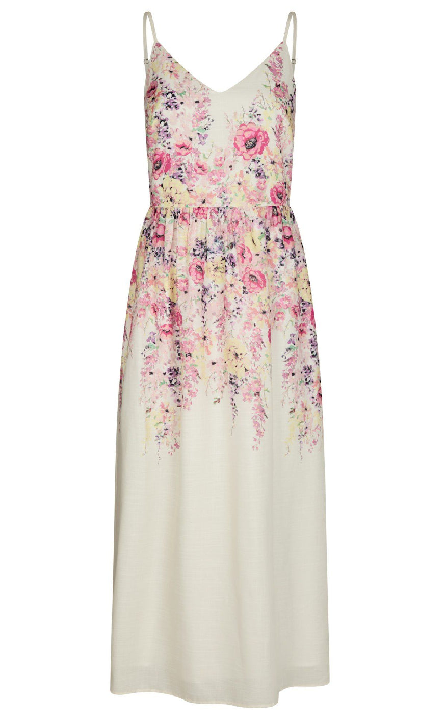 Neo Noir Kjole Sanni Flower Ivory
