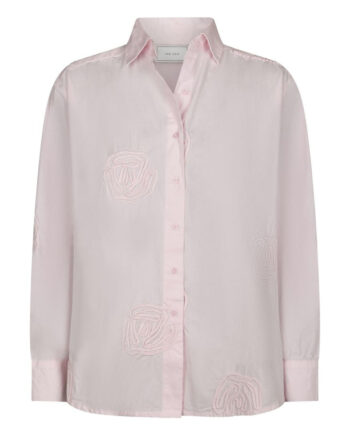 Neo Noir Skjorte Dalma Dori Emb Light Pink