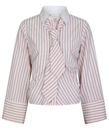 Neo Noir Skjorte Francesca Stripe Rose
