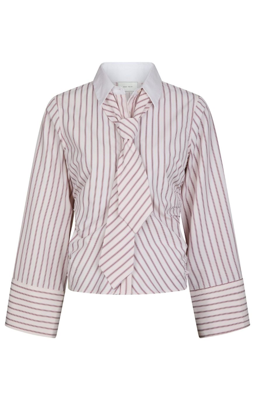 Neo Noir Skjorte Francesca Stripe Rose