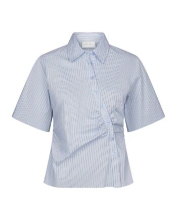 Neo Noir Skjorte Hazell Stripe Light Blue