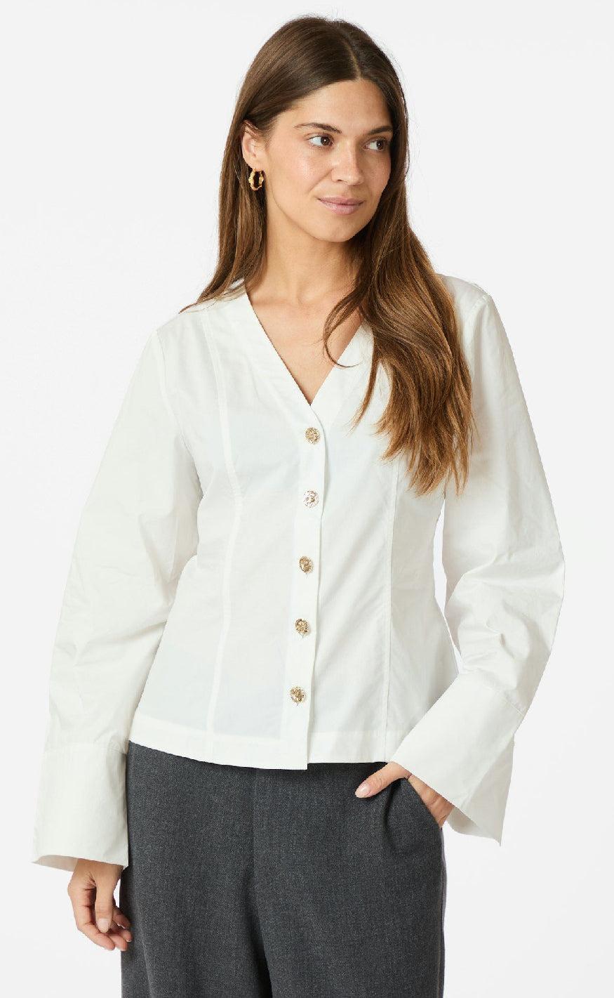 Neo Noir Skjorte Stenza White