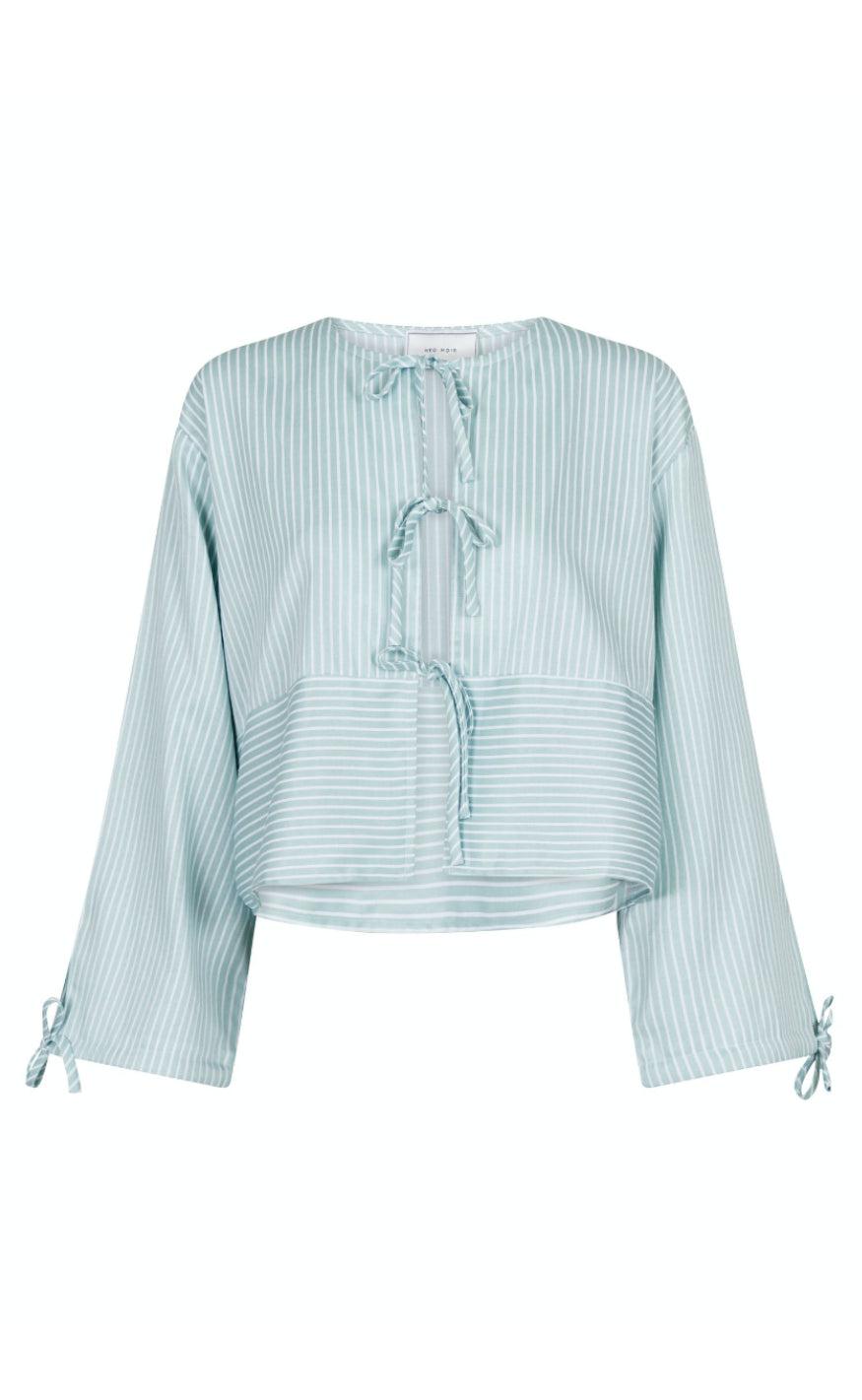 Neo Noir Skjorte Wanda Stripe Mint