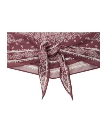 Neo Noir Tørklæde Kinessa Paisley Dark Rose