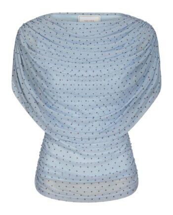 Neo Noir Top Cottuna Dot Light Blue